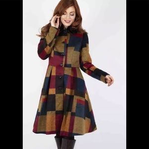Voodoo Vixen Blaire patchwork coat